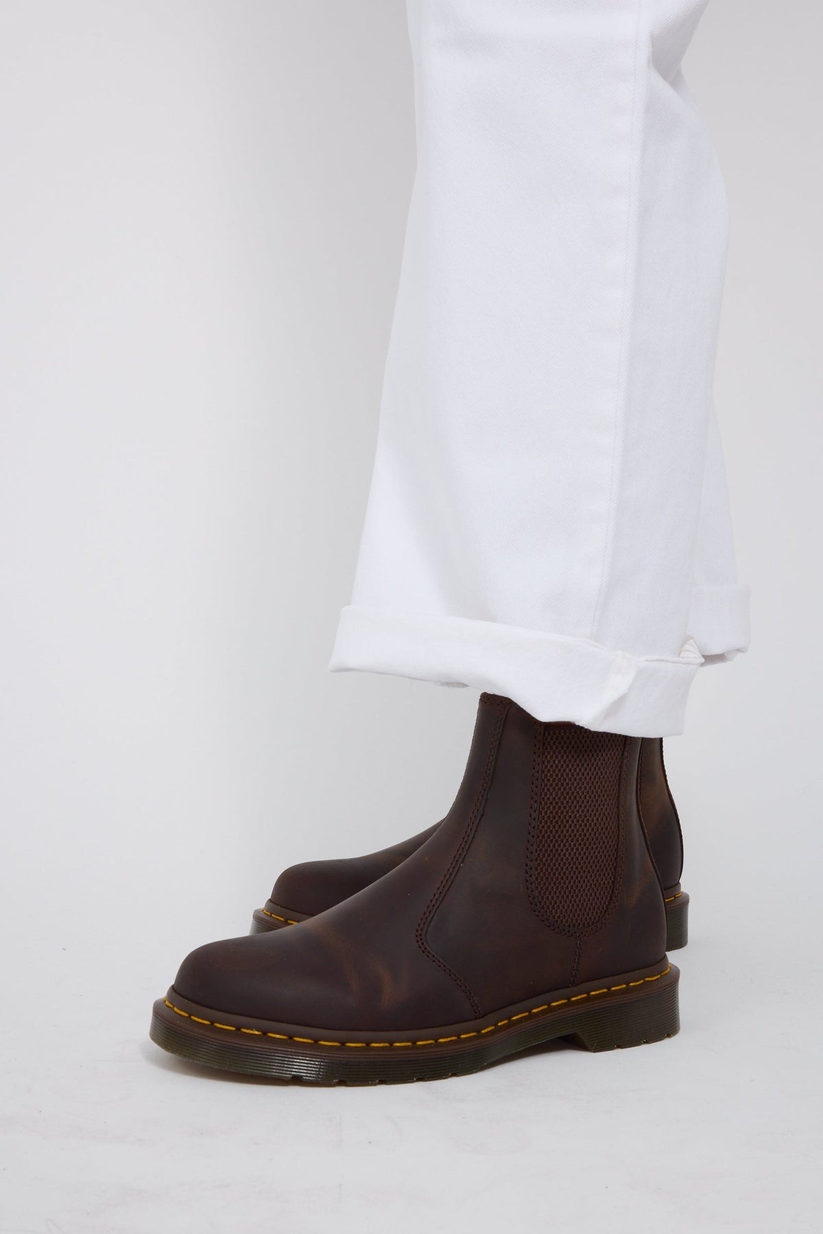Dr Marten Yellow Stitch Chelsea Boot WOMEN'S BOOTS Dr Martens 