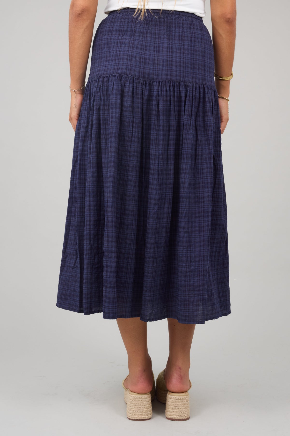 Checkmate Tiered Skirt WOMEN'S SKIRTS Things Between 
