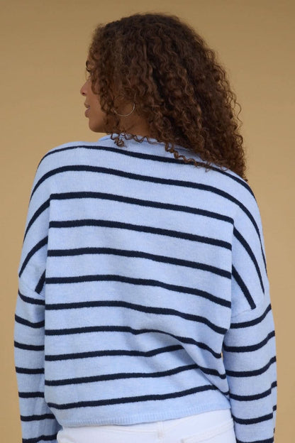 Bentley Striped Cardigan WOMEN'S CARDIGAN Things Between 