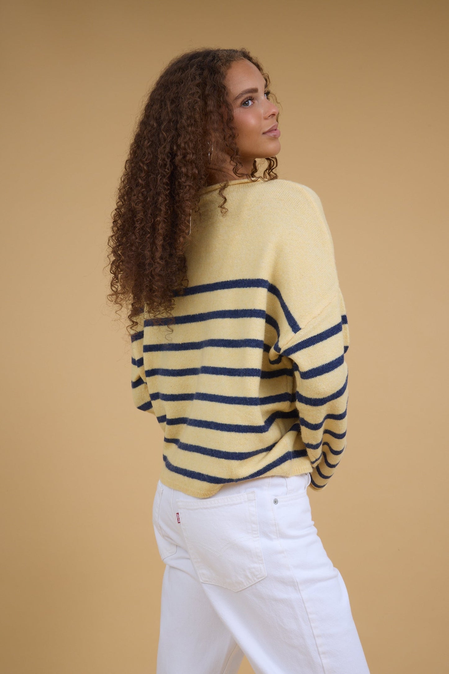 Zoey Striped Pullover Sweater WOMEN'S SWEATERS Things Between 