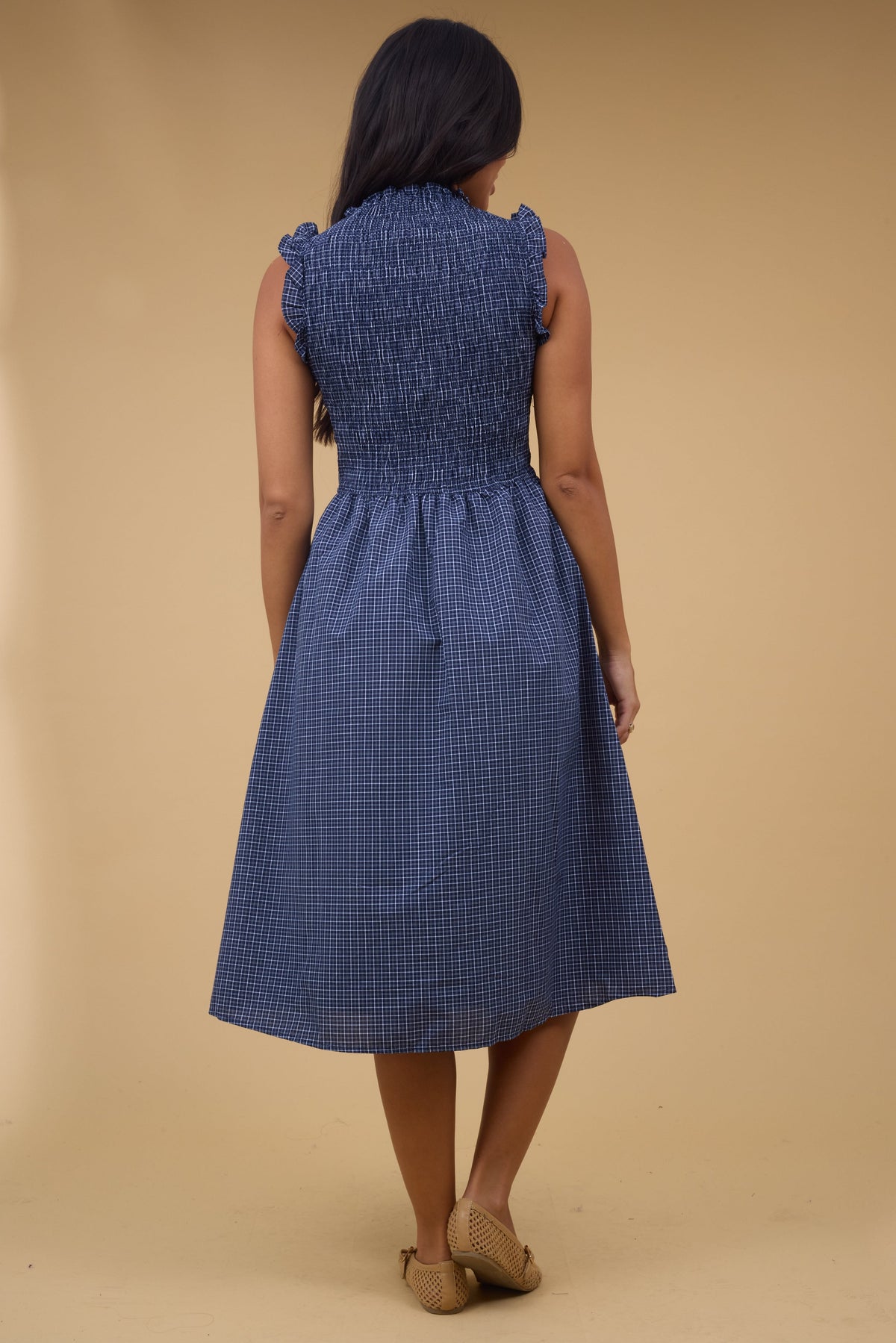 The Hazel Plaid Tank Dress WOMEN'S DRESS Mod Ref 