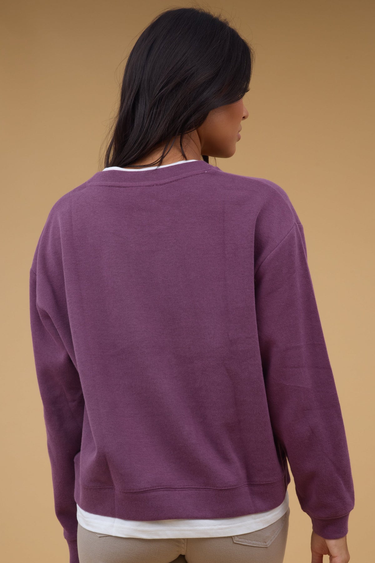 Always On Crew Pullover Knit WOMEN'S TOP By Together 