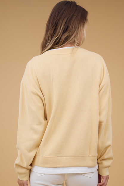Always On Crew Pullover Knit WOMEN'S TOP By Together 