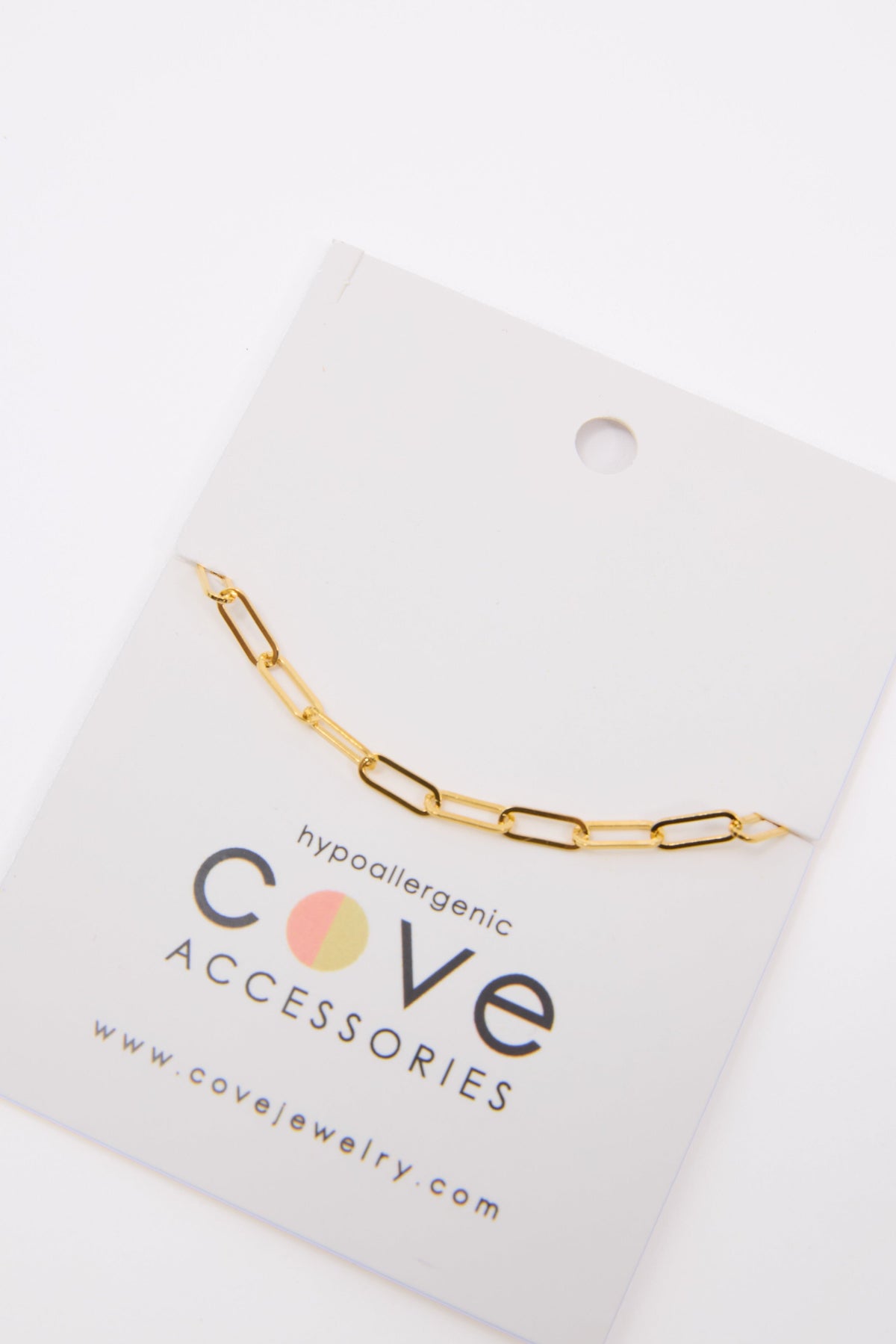 Cove For You Only Paperclip Bracelet WOMEN'S JEWELRY Cove Gold 