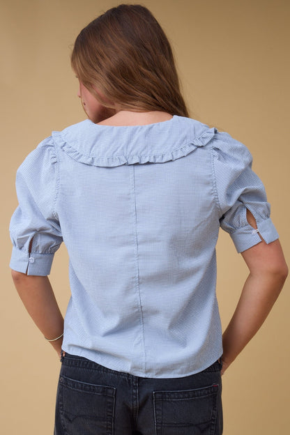 Brass & Roe Ellie Collar Top WOMEN'S TOP Brass & Roe 