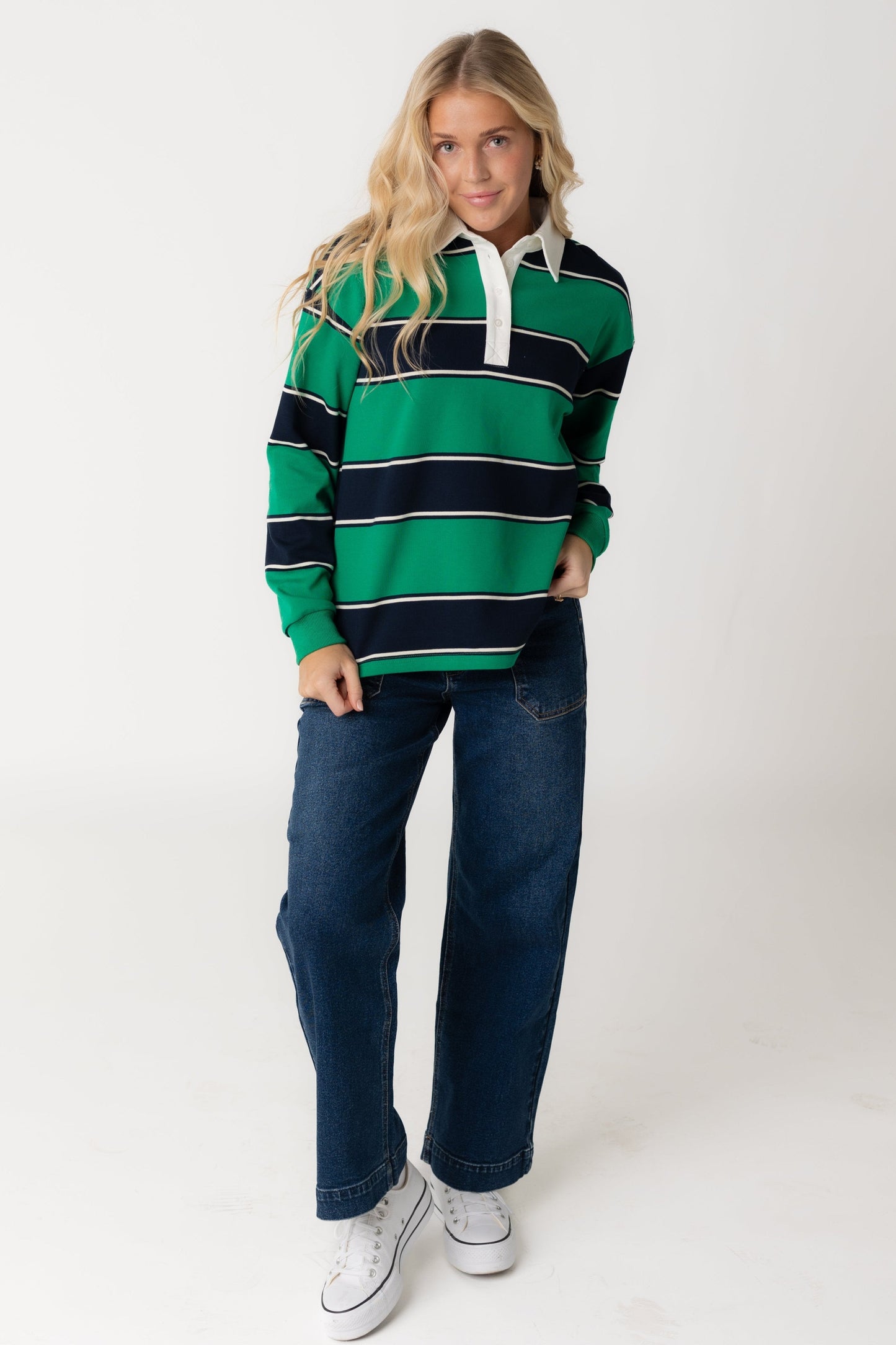 Rugby Collared Top WOMEN'S TOP BAILEY ROSE 