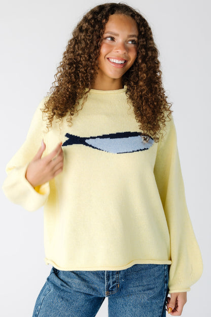 Gone Fishing Sweater WOMEN'S SWEATERS Things Between Butter S 
