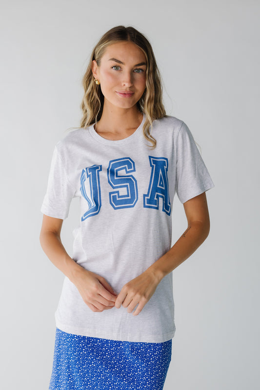Stadium USA Graphic Tee WOMEN'S T-SHIRT WKNDER Ash S 