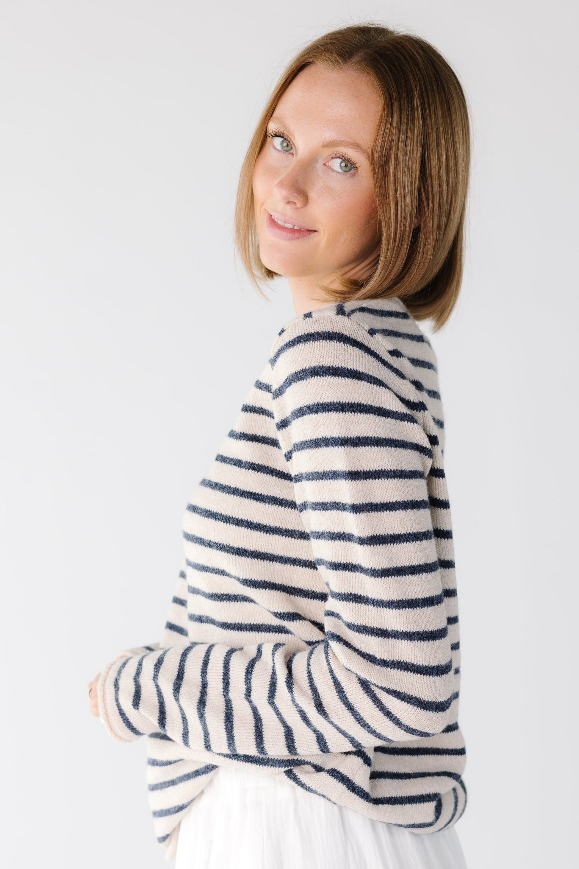 Josie Striped Pullover Sweater WOMEN'S SWEATERS staccato 