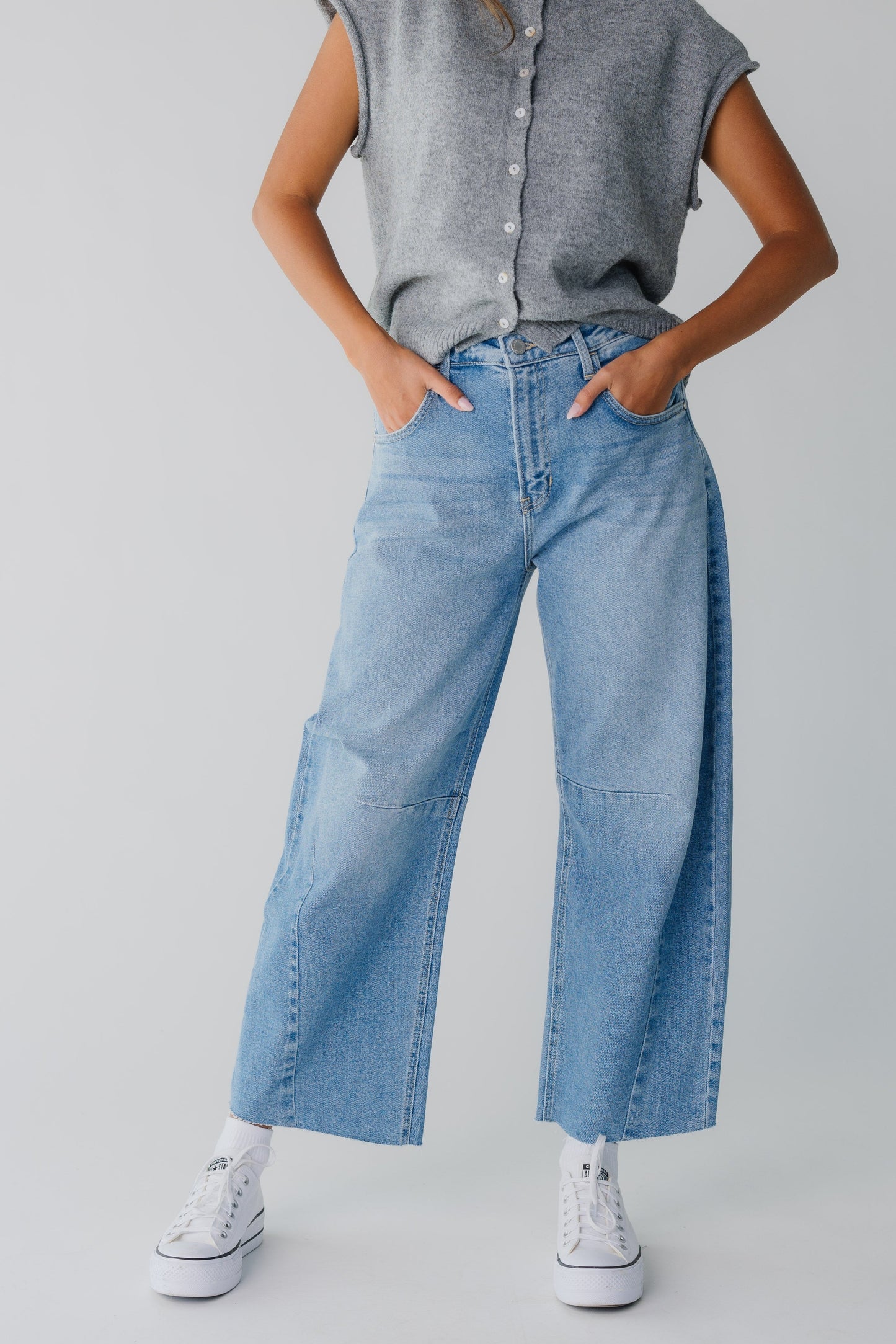 Lexie Barrel Jean - New WOMEN'S JEANS Just Panmaco Inc. Lt Denim 24 