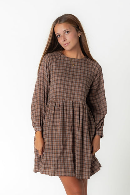 Brass & Roe Crew Plaid Dress WOMEN'S DRESS brass & roe 