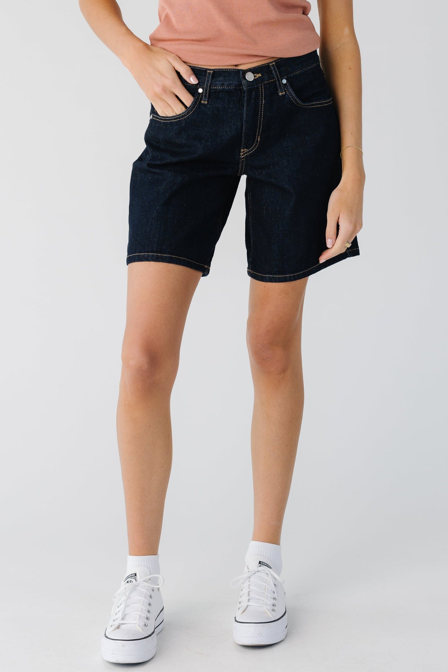 The Lucy Jort WOMEN'S SHORTS Just Panmaco Inc. Super Dark XS 