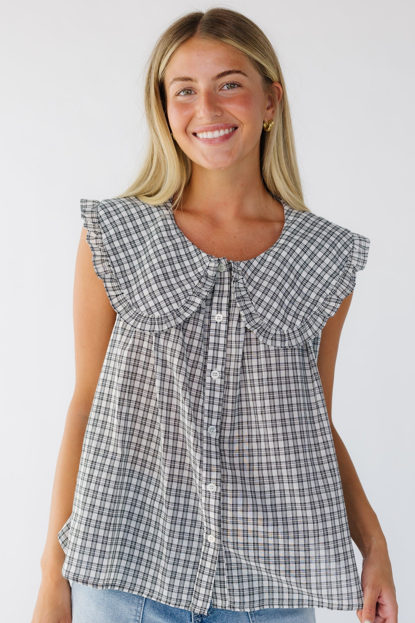 Lyndsey Blouse WOMEN'S TOP Things Between Black S 