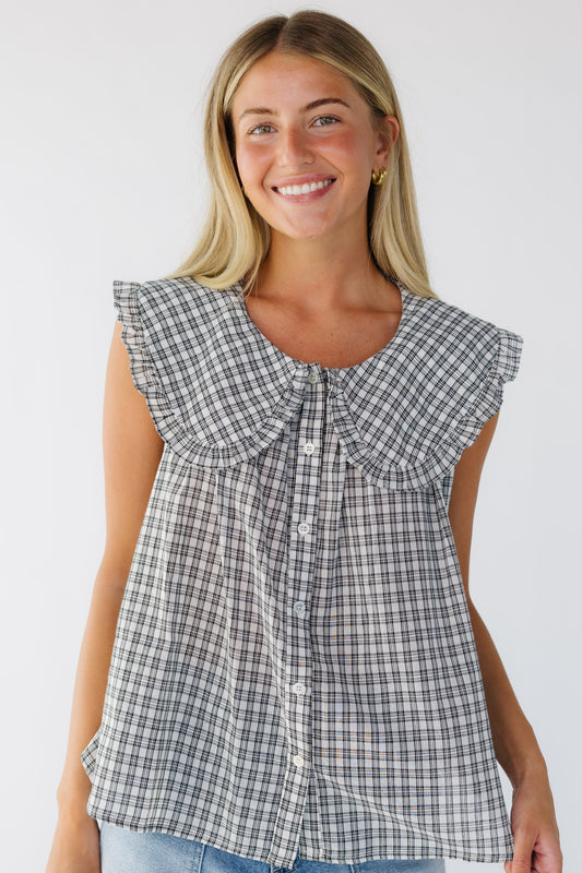 Lyndsey Blouse WOMEN'S TOP Things Between Black S 