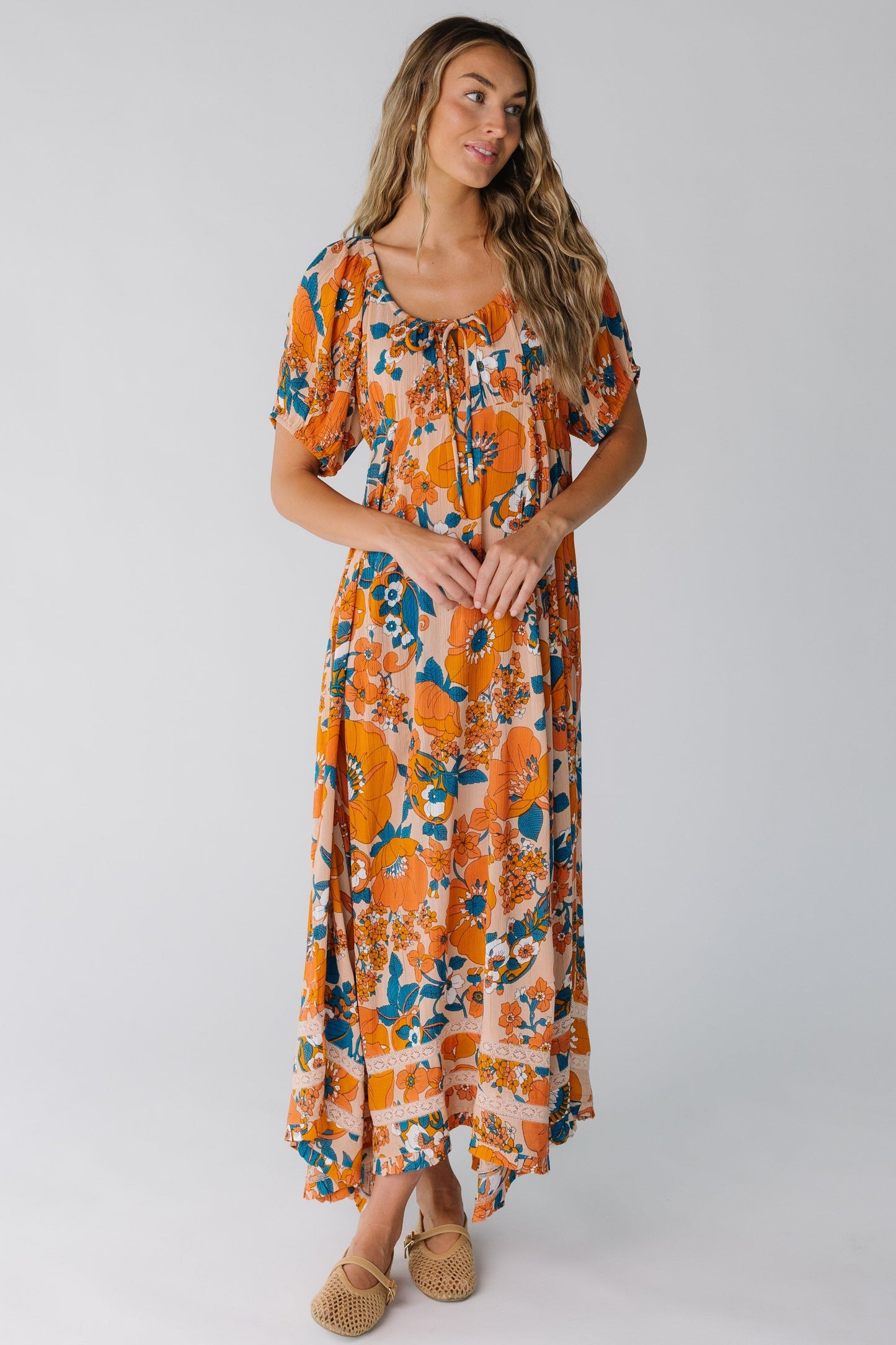 Lyon Crepe Maxi Dress WOMEN'S DRESS Citrus 