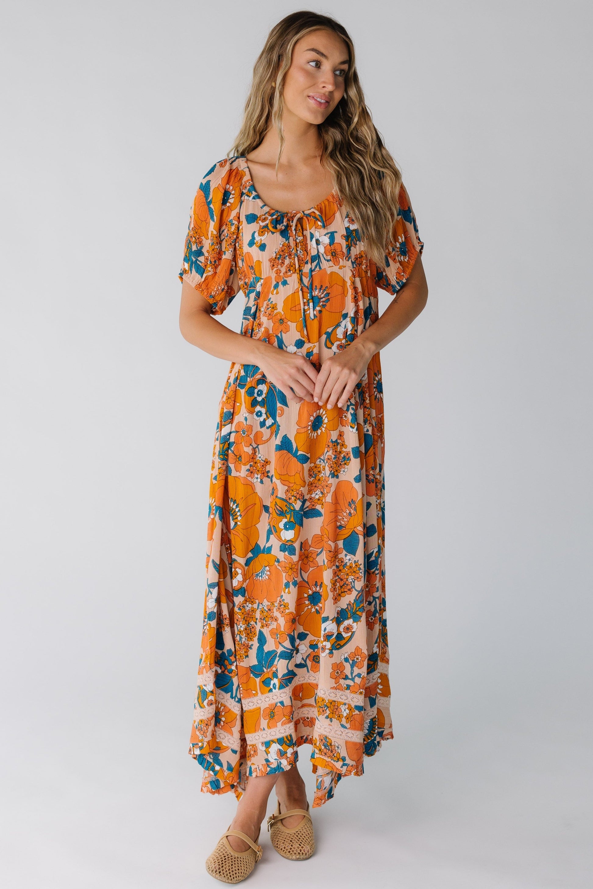 Lyon Crepe Maxi Dress WOMEN'S DRESS Citrus 