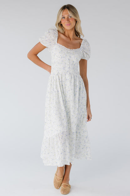 Marina Floral Dress WOMEN'S DRESS Blu Pepper 