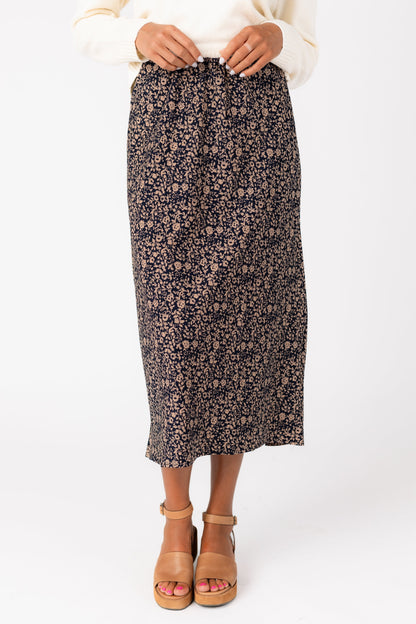 Brass & Roe The Jena Skirt WOMEN'S SKIRTS brass & roe Black/Brown XS 