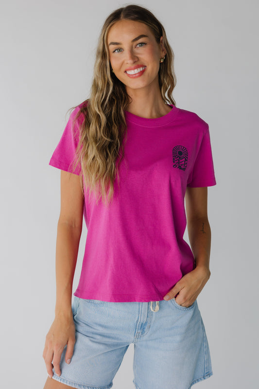 O'Neill Beach Daze Tee in fuschia  SU5418023