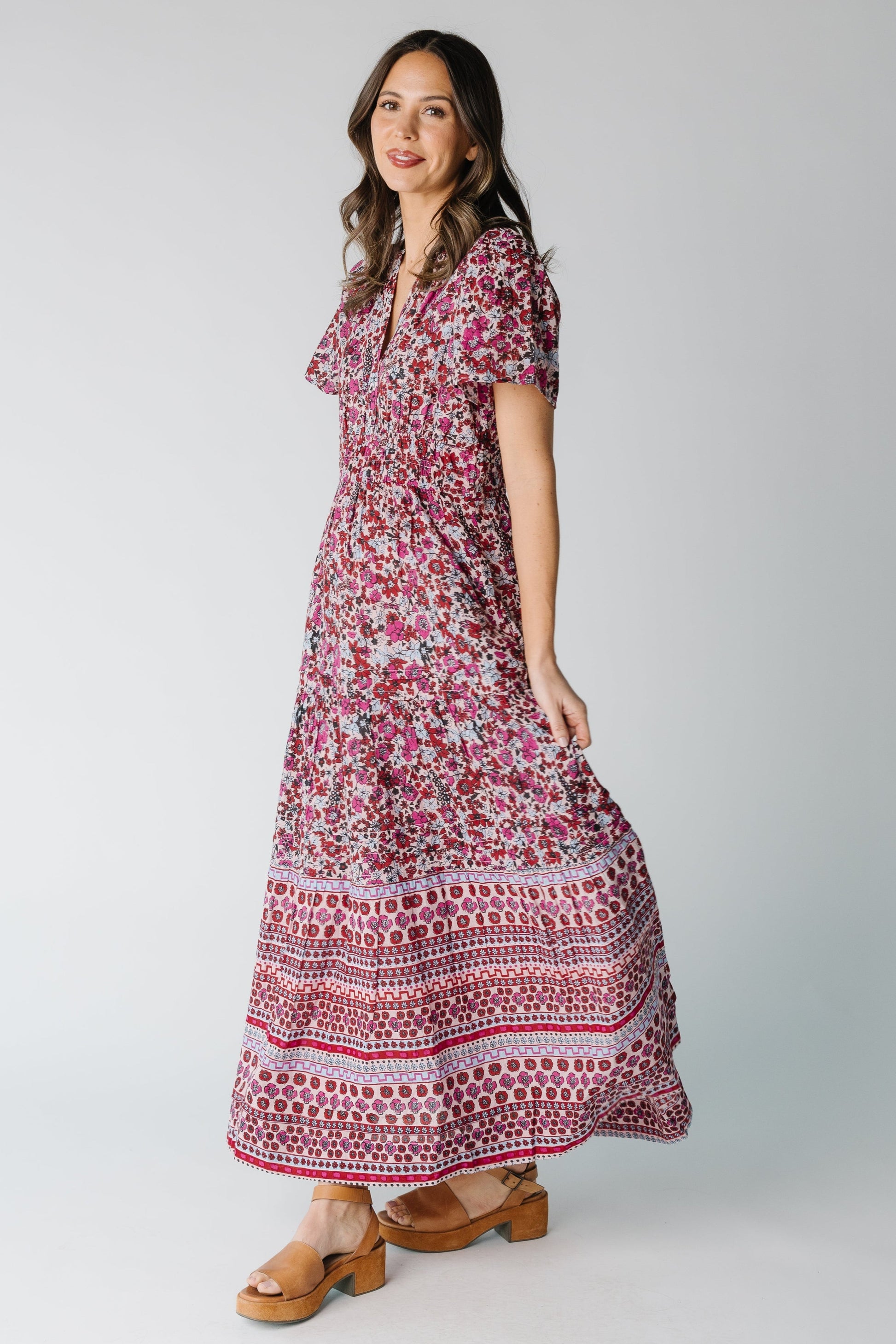 Citrus Shae Midi/Maxi Dress WOMEN'S DRESS Citrus Mix-Print XS 