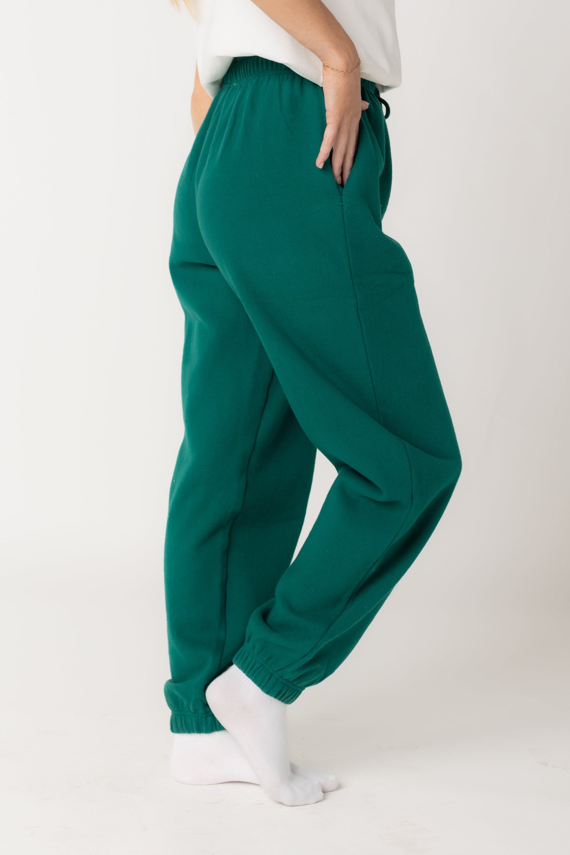 Collette Knit Pants - Pine Green WOMEN'S PANTS Hyfve 