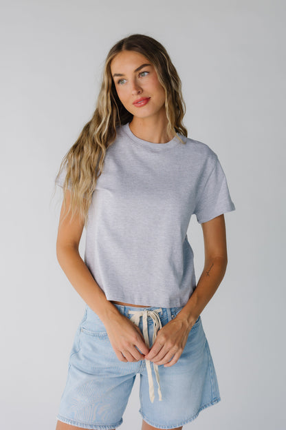 The Blank Tee WOMEN'S T-SHIRT The Blank Lab Heather Grey S 