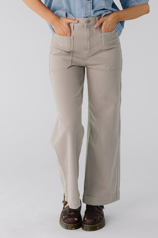 Wide Leg Utility Pant WOMEN'S DENIM Just Panmaco Inc. Moonstone 24 