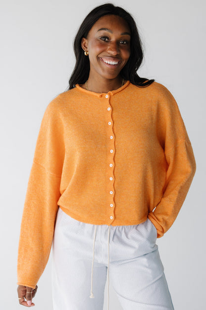 New Aria Soft Cardigan WOMEN'S CARDIGAN Things Between Tangerine S 