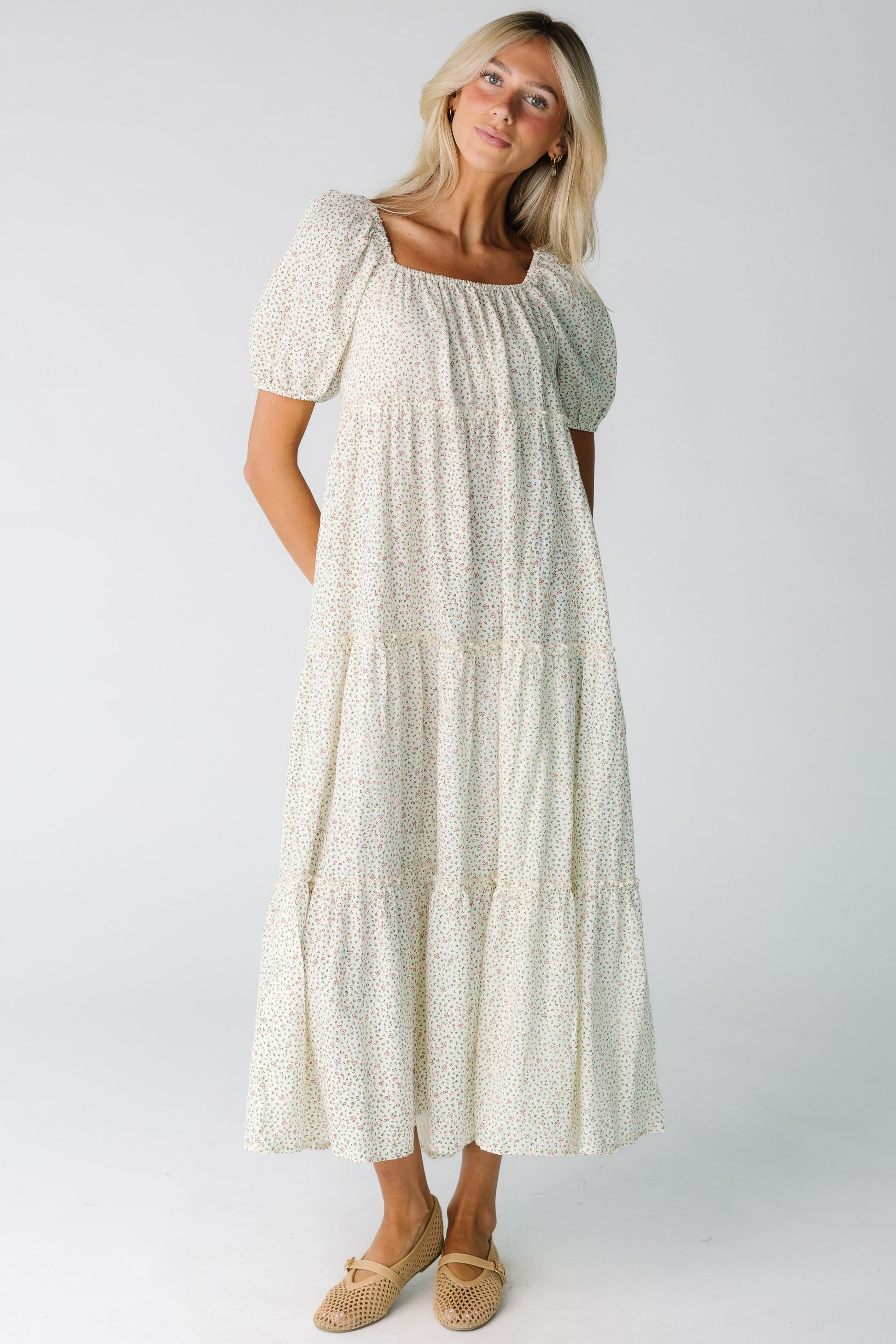 Brass & Roe The Charity Tiered Midi Dress WOMEN'S DRESS brass & roe 