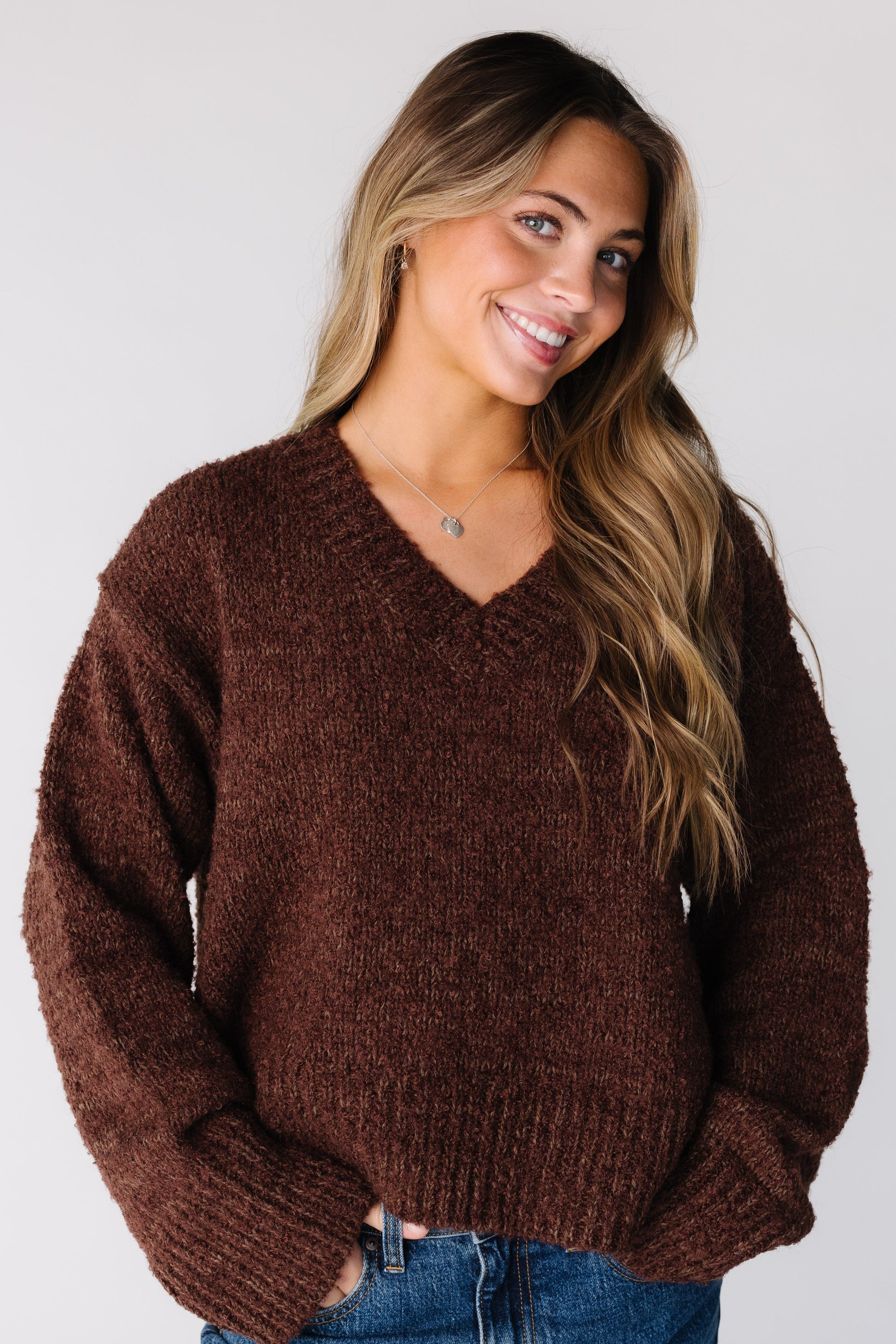 Esme Oversized Sweater  for women and teens in brown