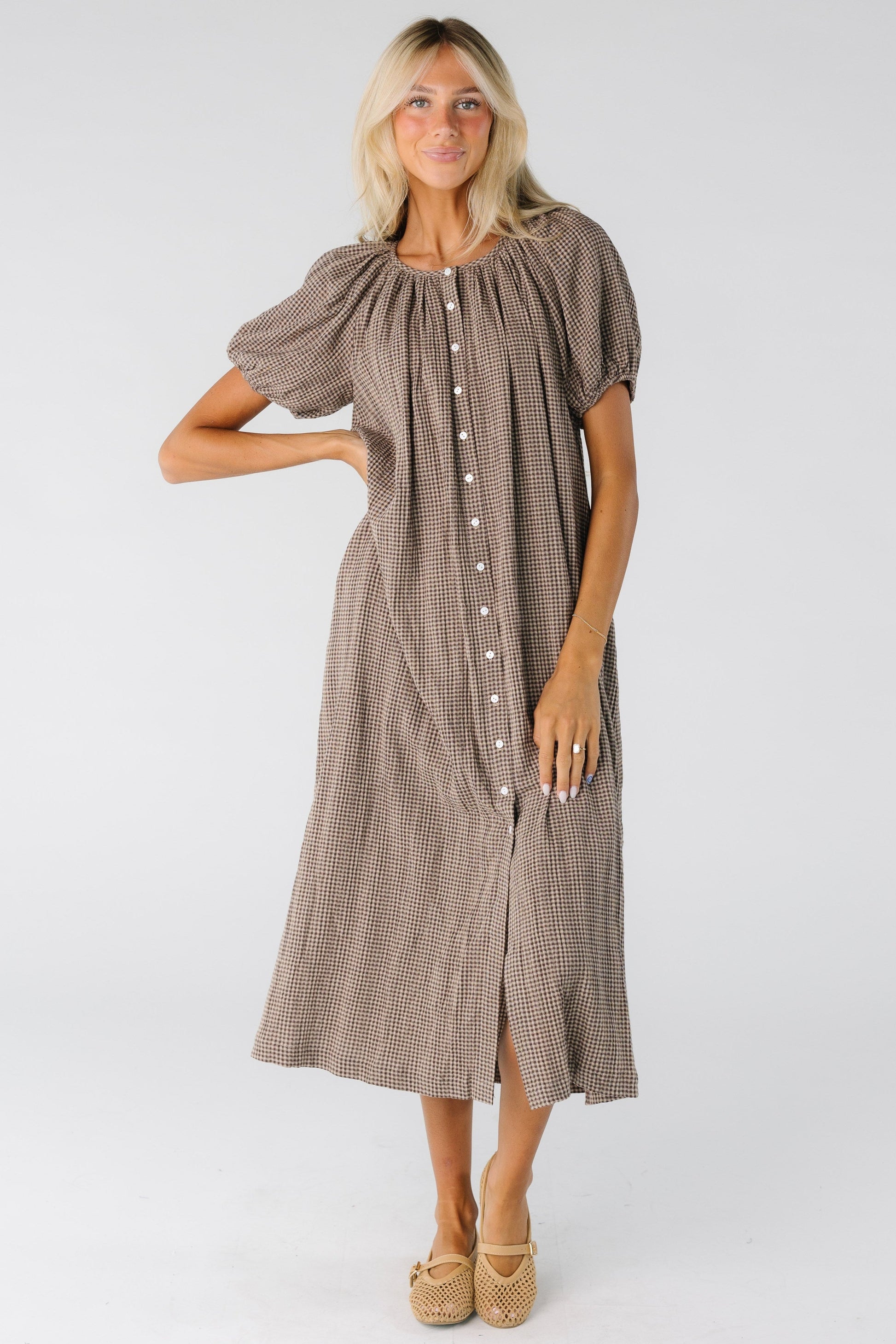 Brass & Roe Daybreak Button Down Dress WOMEN'S DRESS brass & roe 