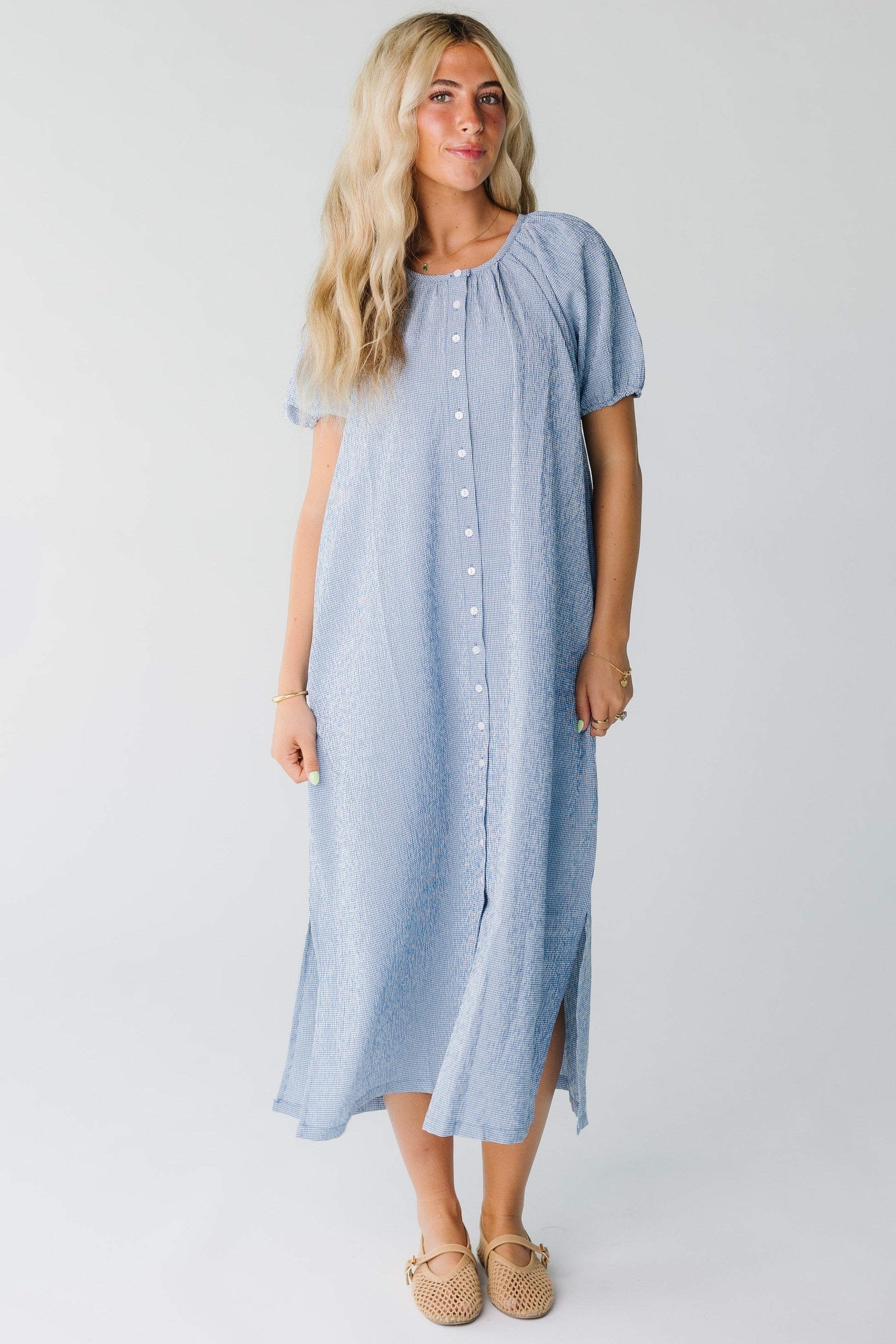 Brass & Roe Bree Midi Knee Dress WOMEN'S DRESS brass & roe 