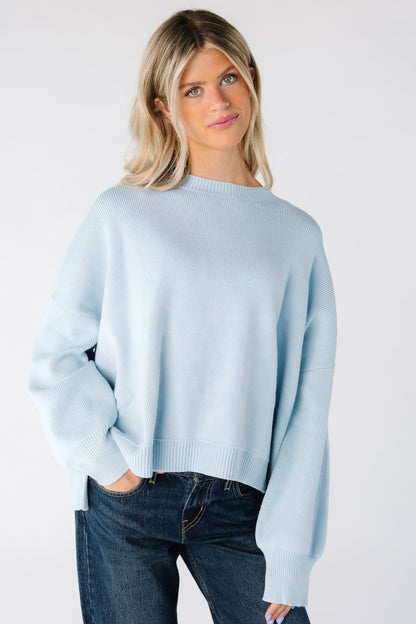 Wendy Pullover Sweater  for women in light blue