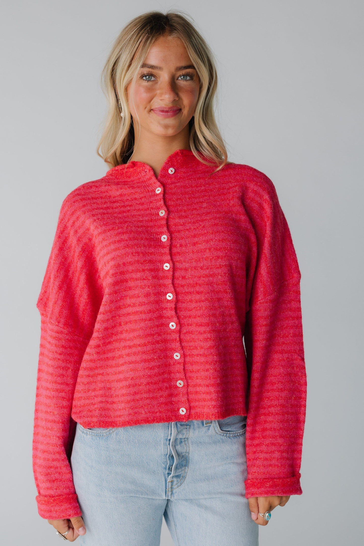 Aria New Stripe Cardigan WOMEN'S CARDIGAN Things Between 