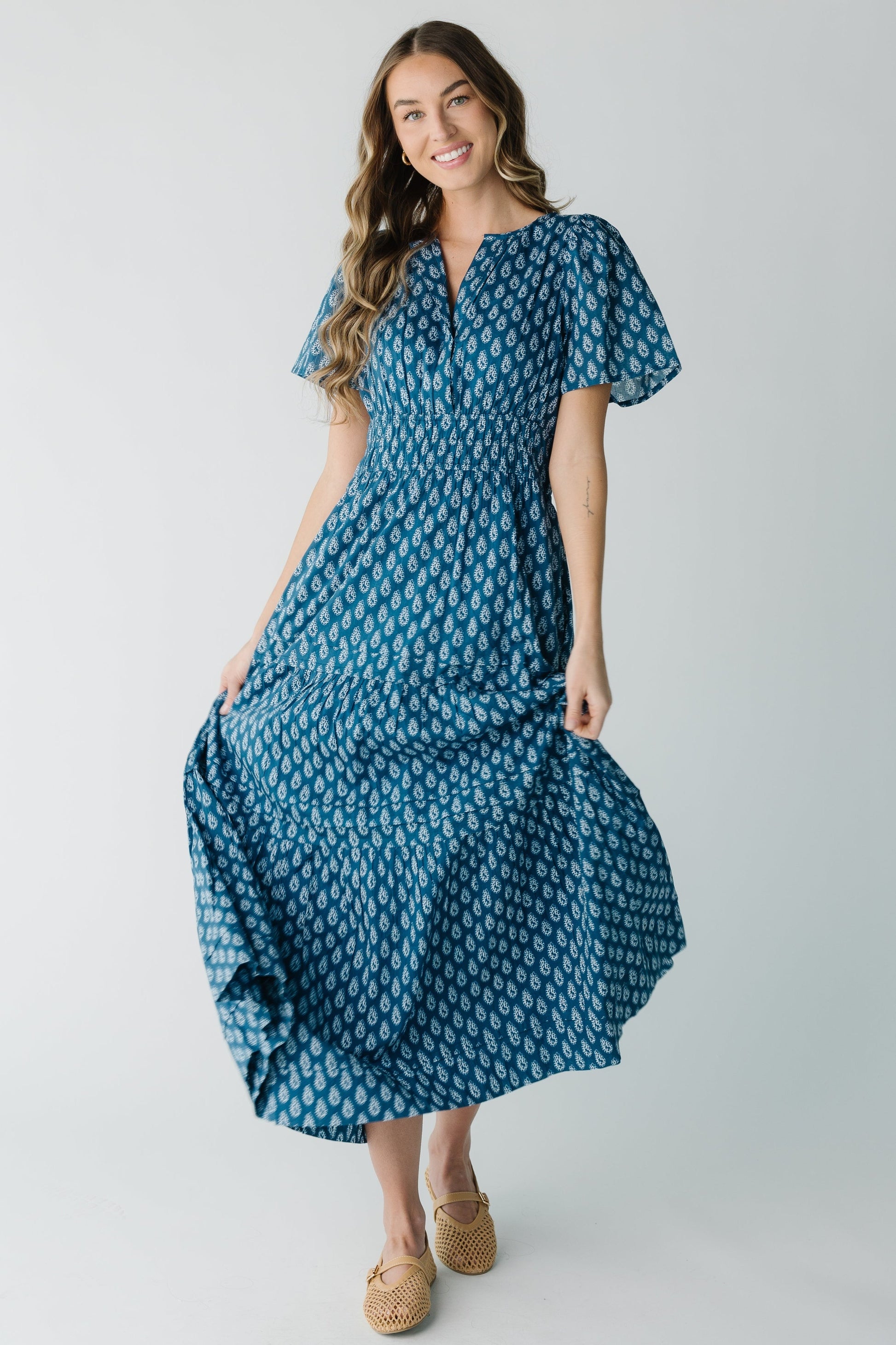 Shae Blue Maxi Dress WOMEN'S DRESS Citrus Blue XS 