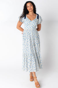 Citrus Swiss Dobby Bow Dress