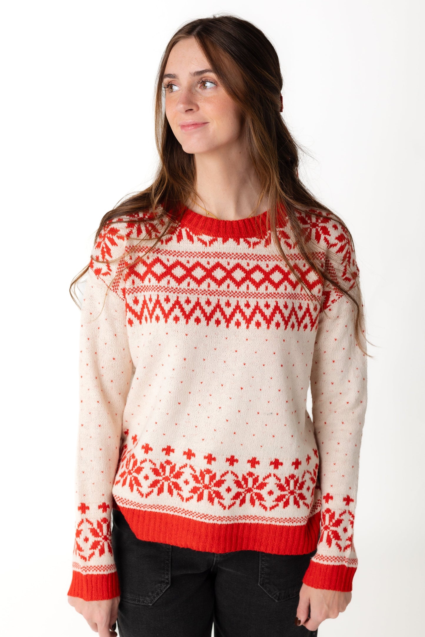 Christmas Crewneck Sweater WOMEN'S SWEATERS staccato 