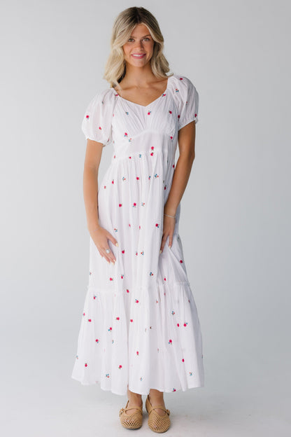 Citrus Swiss Embroidered Dress WOMEN'S DRESS Citrus White XS 