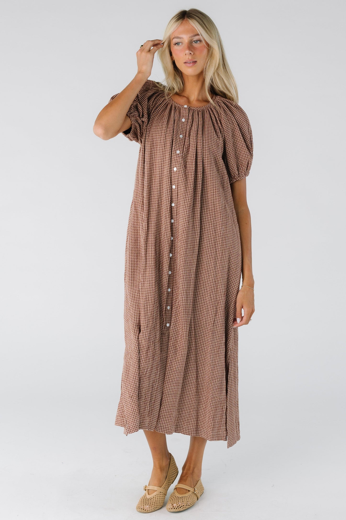 Brass & Roe Daybreak Button Down Dress WOMEN'S DRESS brass & roe 