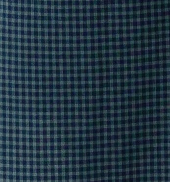 Navy gingham fabric swatch for the Kelsey dress