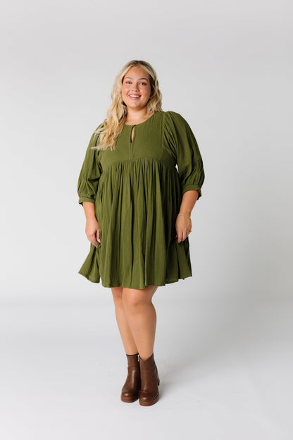 Citrus plus size knee length dress