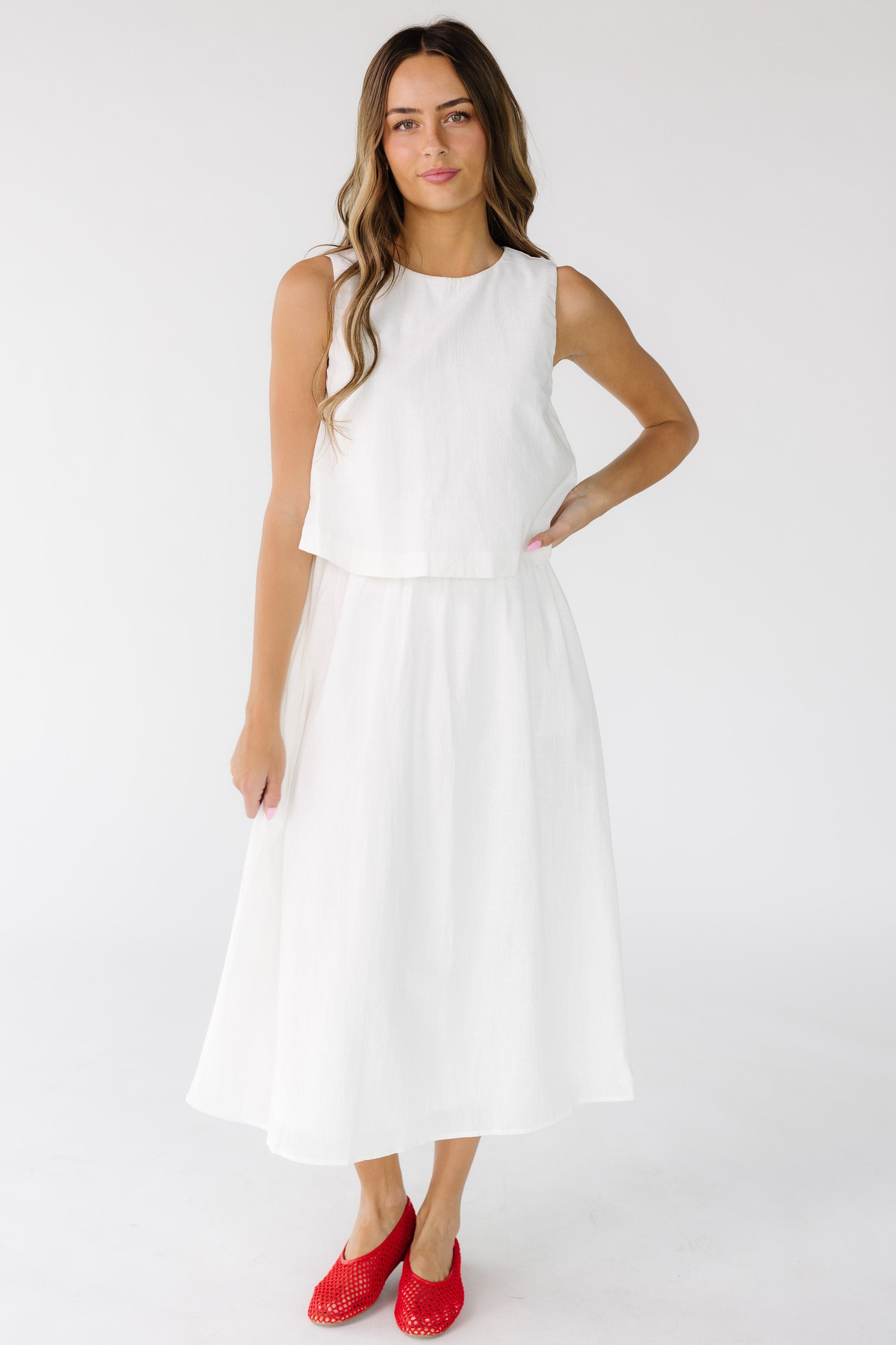 cotton tank dress Olivia Cotton Tank Dress
