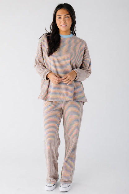 Cutie Everyday Stripe Set - Classic Knit Women's Set brass & roe 