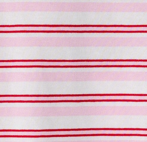 Pink Stripe Oversized Tee WOMEN'S T-SHIRT Things Between 