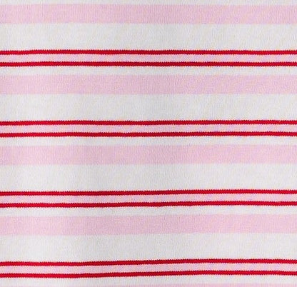 Pink Stripe Oversized Tee WOMEN'S T-SHIRT Things Between 