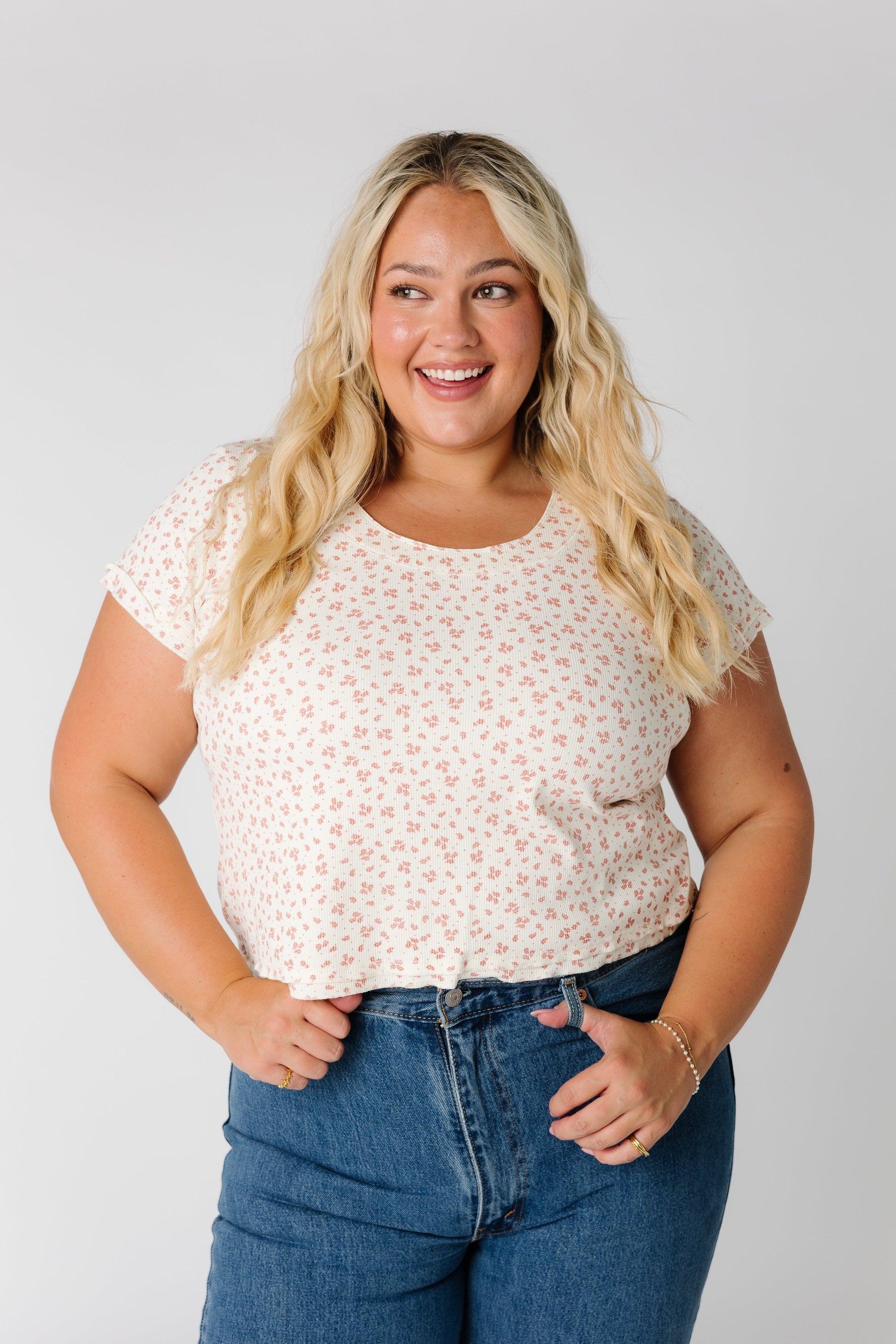 Brass & Roe Must Have Double Hem Tee WOMEN'S TOP brass & roe 
