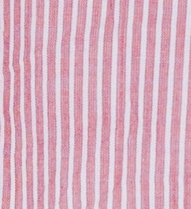 Red stripe fabric swatch