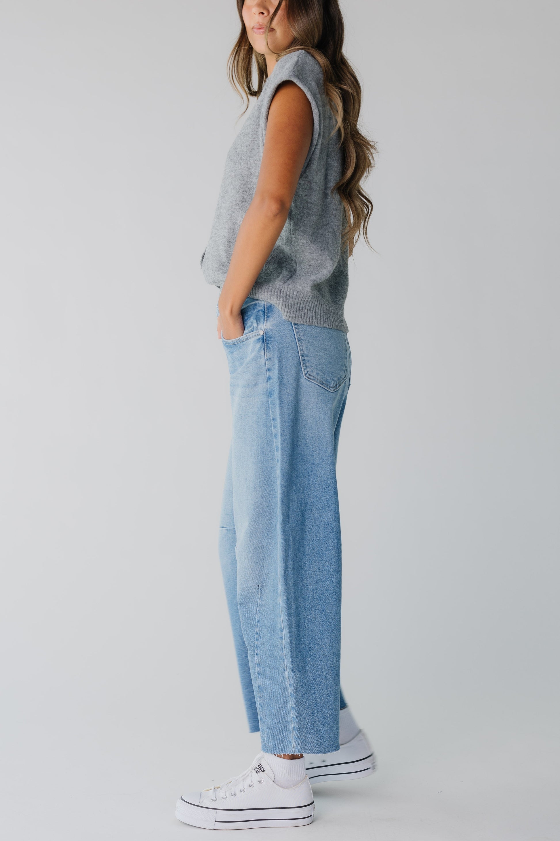 Lexie Barrel Jean - New WOMEN'S JEANS Just Panmaco Inc. 
