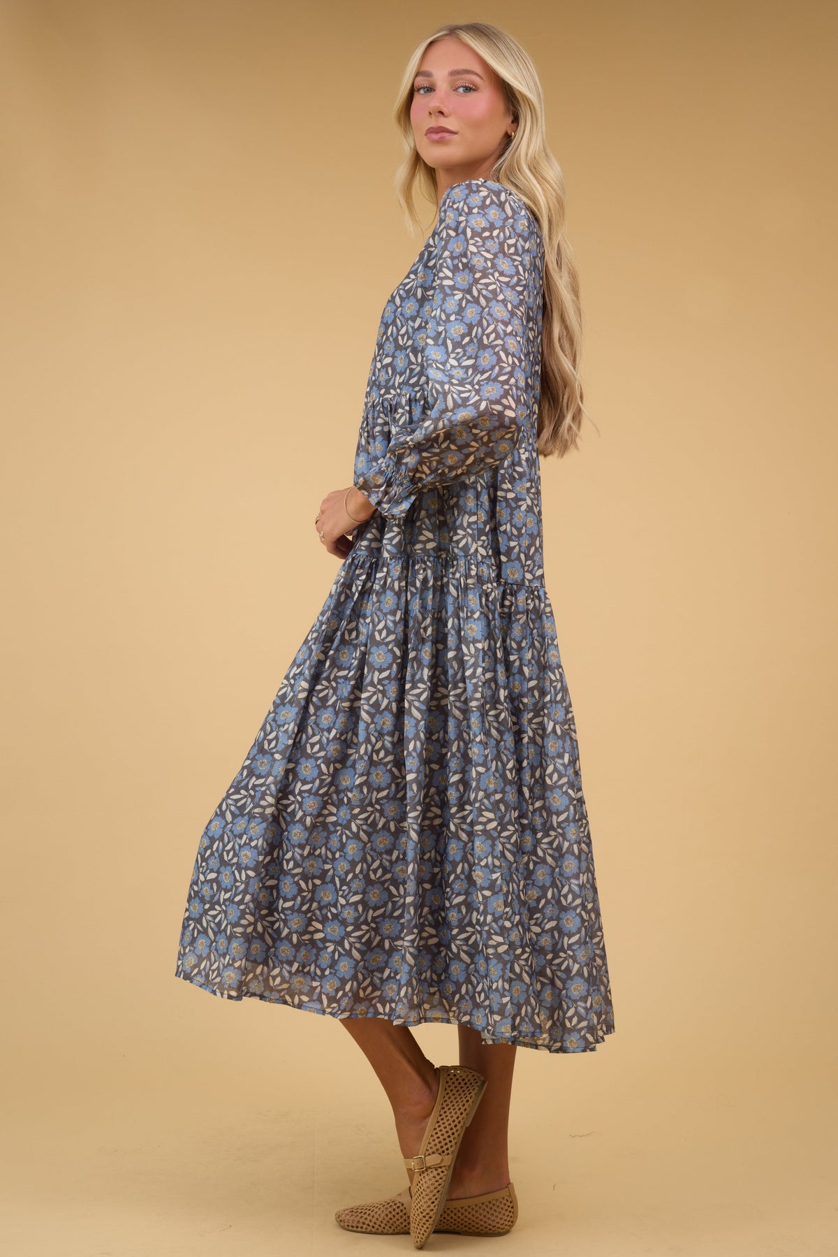 Brass & Roe Roxi Midi Dress Brass & Roe 