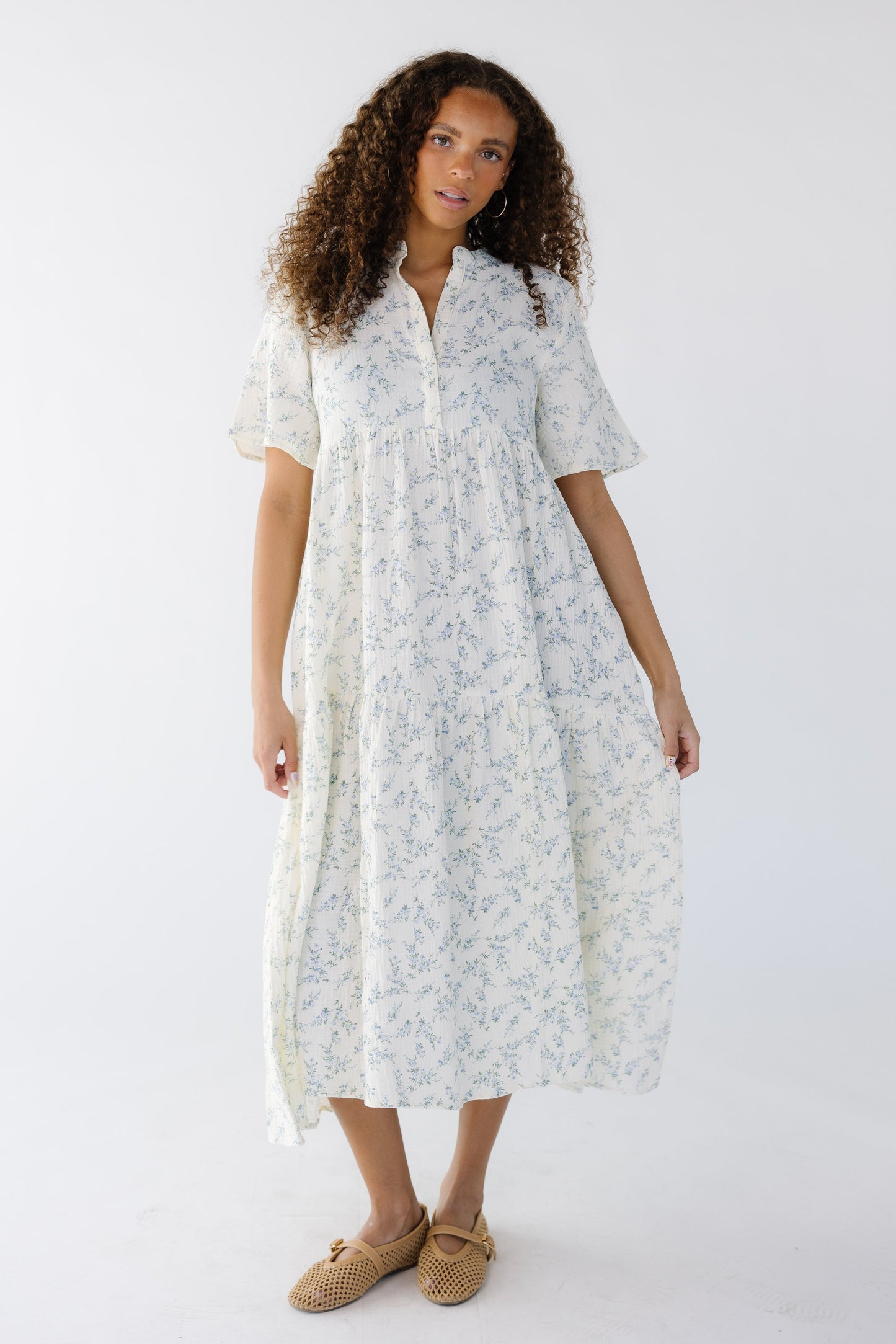 Brass & Roe Pondering Gauze Dress WOMEN'S DRESS brass & roe 